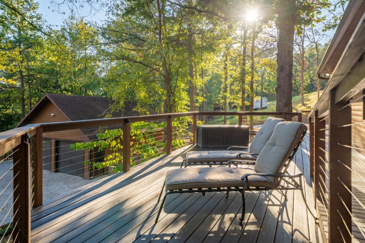 Luxury Rock Creek Cabin W Deck By Lake Hamilton Hot Springs Bagian luar foto
