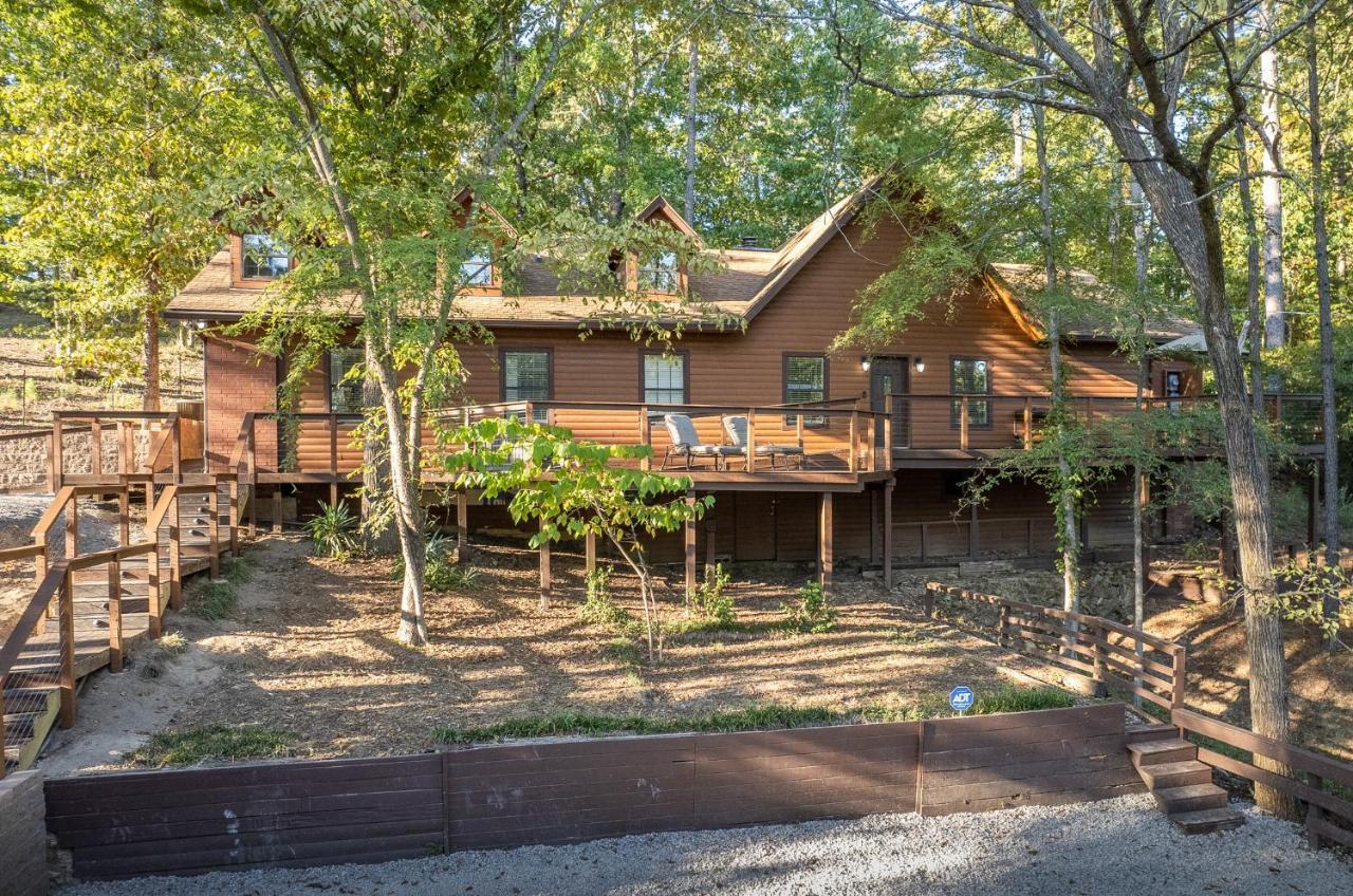 Luxury Rock Creek Cabin W Deck By Lake Hamilton Hot Springs Bagian luar foto