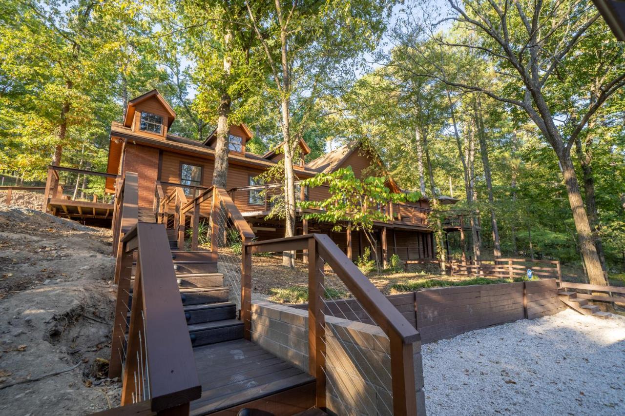 Luxury Rock Creek Cabin W Deck By Lake Hamilton Hot Springs Bagian luar foto
